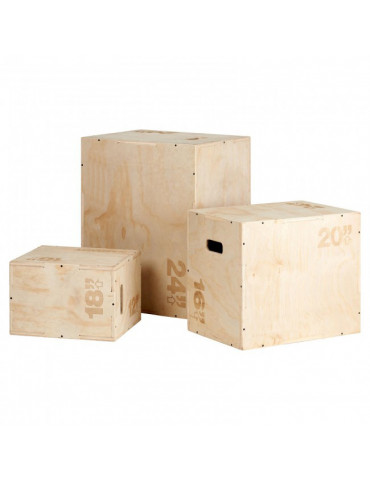 Set de 3 plyojump box en bois pour crosstraining