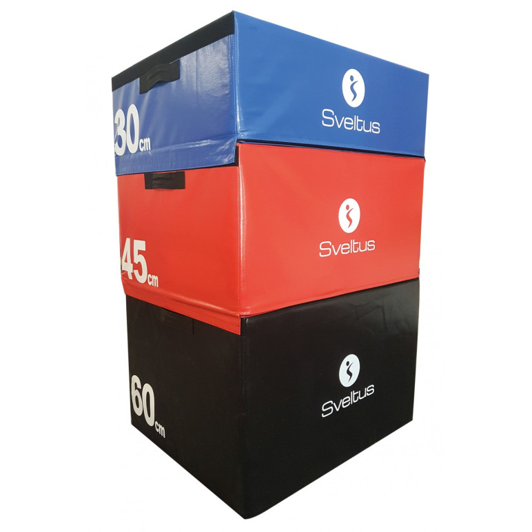 Set de 3 plyobox en mousse empilables 30/45/60cm