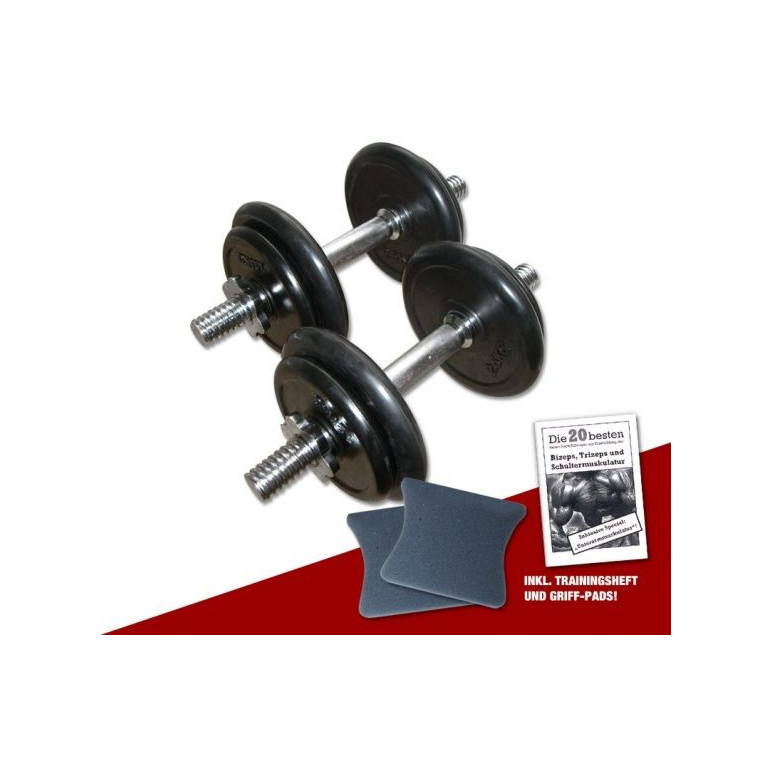 Kit d'haltères 2x15 kg