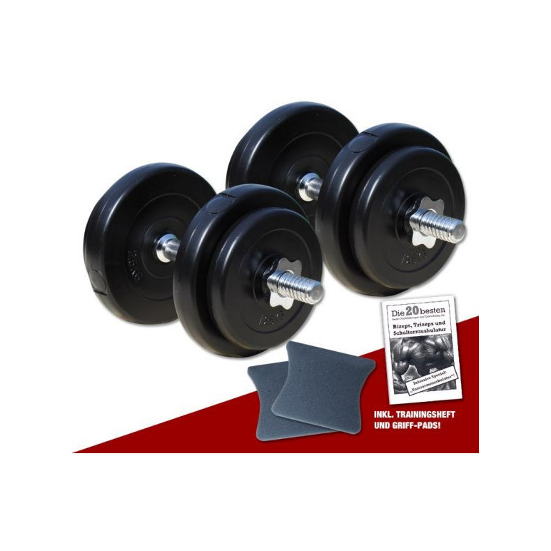 Kit d'haltères complet et polyvalent