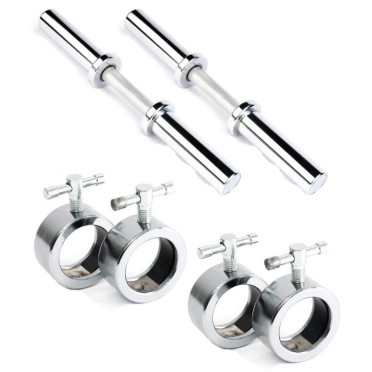 Pack d'haltères courtes avec colliers de serrage