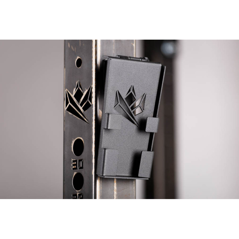 Support de téléphone en acier pour séances de musculation