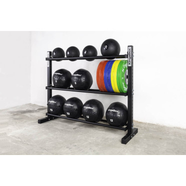 Rack de rangement pour disques et balles