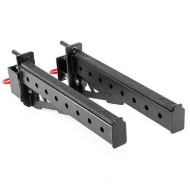 Paire de supports de sécurité capacité de charge 400 kg pour racks et cages à squat ATX série 800