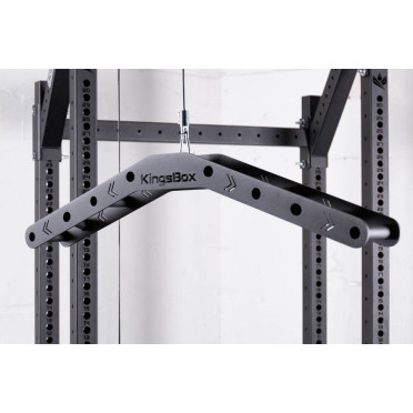 Accessoire musculation poignée Lat Destroyer pour appareils à poulie