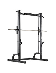 Smith machine avec barre guidée et poste à traction - vue 1