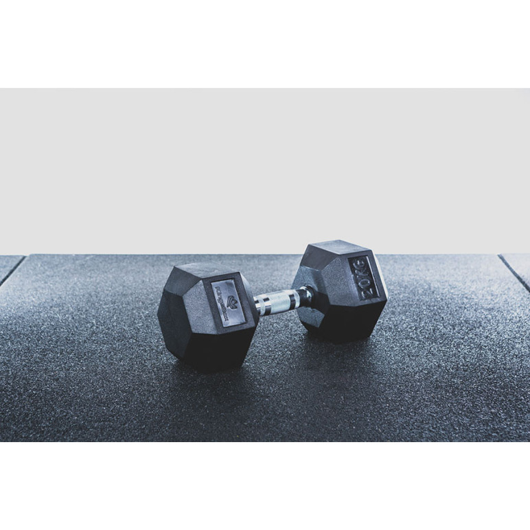 Haltères Hexagonaux de musculation avec poignées antidérapantes