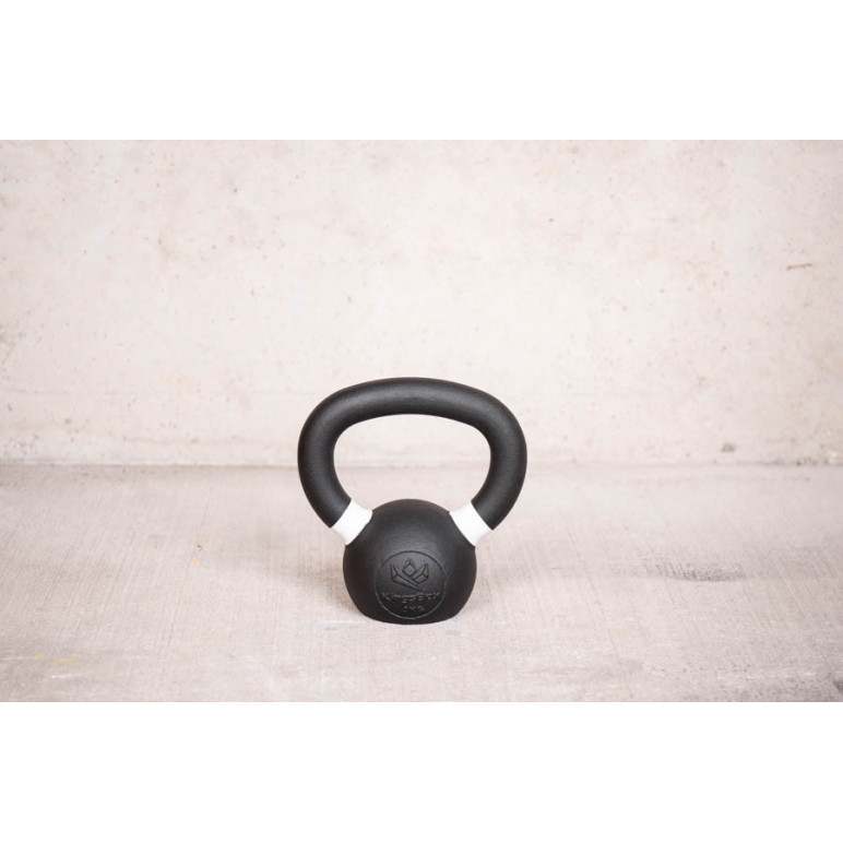 Kettlebells en fonte au design noir pour training en home-gym