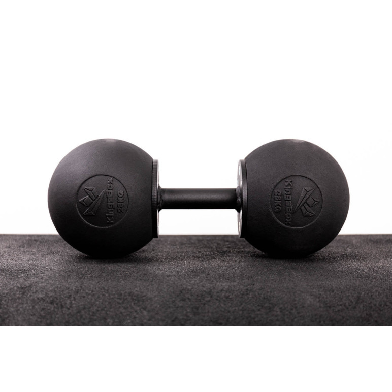 halteres circus en acier - design noir