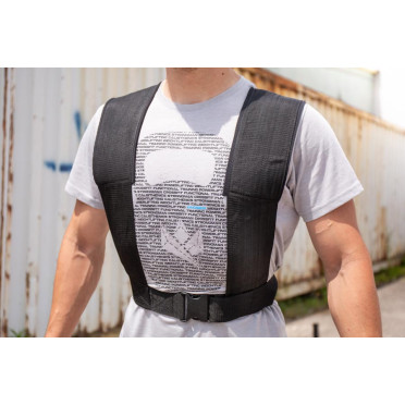 Gilet de tirage réglable pour entraînement de musculation avec traîneau - Kingsbox