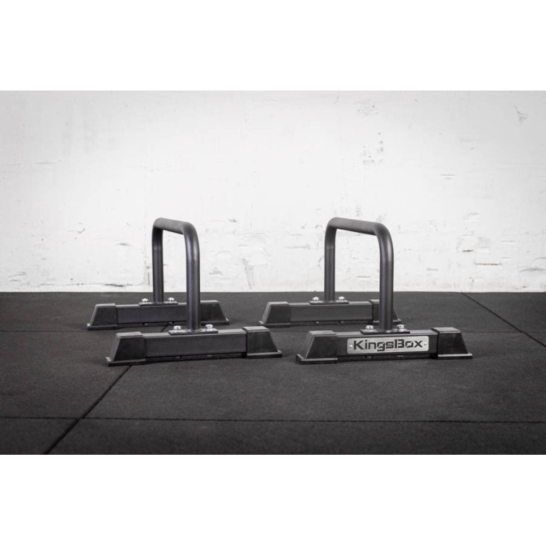 Barres parallèles en acier pour séances de fitness/gymnastique - Kingsbox
