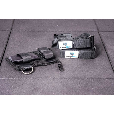 Set sangles de puissance pour training de cross-fit et musculation kingsbox