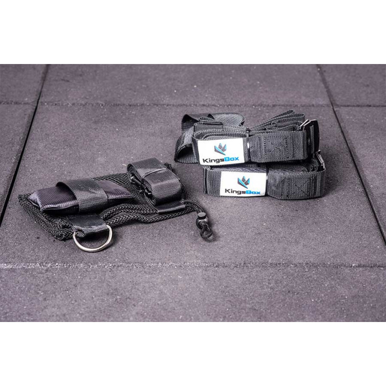 Set sangles de puissance pour training de cross-fit et musculation kingsbox