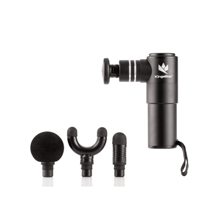 Pistolet de massage Kingsbox avec embouts multiples