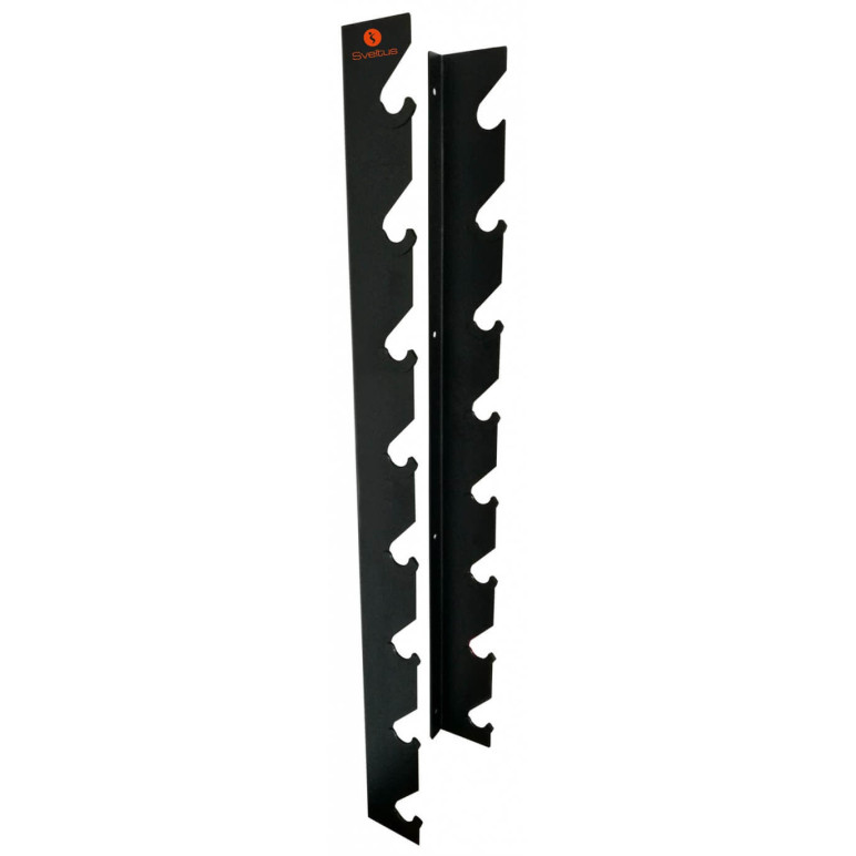 Rack de rangement mural pour barre de musculation