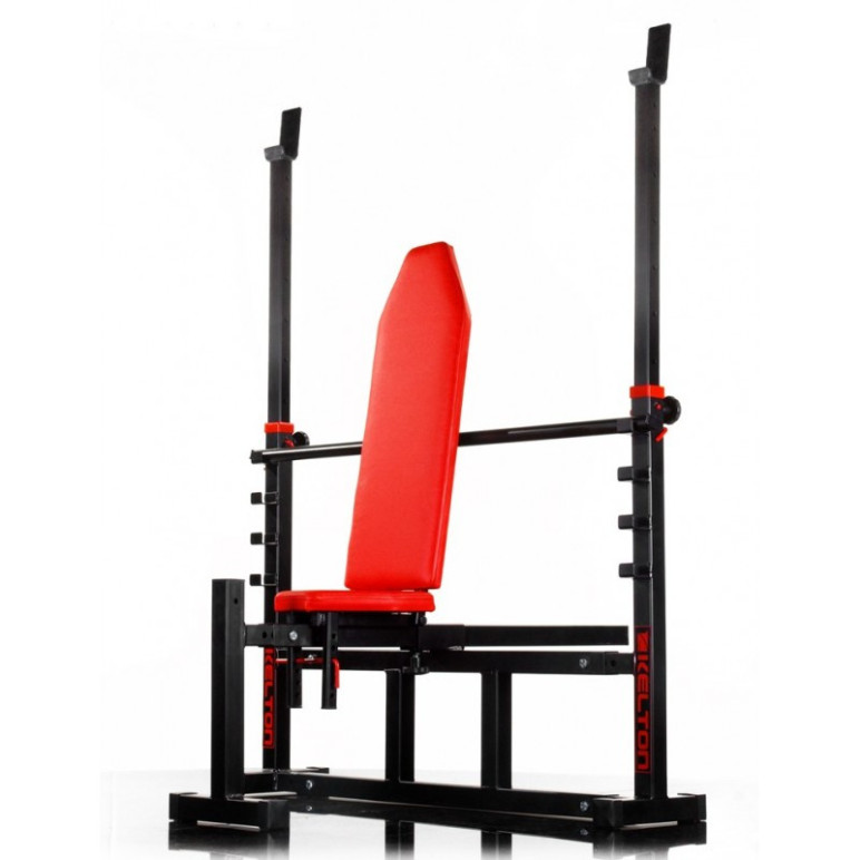 Banc plat de musculation pour exercices de développé couché à capacité de charge 200 kg