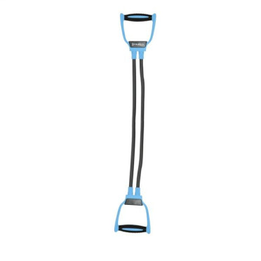 Chest expander de fitness avec cordes de résistance x2 - 74 cm de long