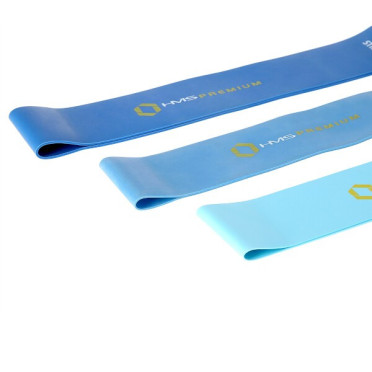 Lot de 3 bandes élastiques courtes de 7 à 22,7 kg de résistance