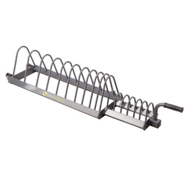 Chariot de rangement avec roues de transport pour disques de poids de musculation