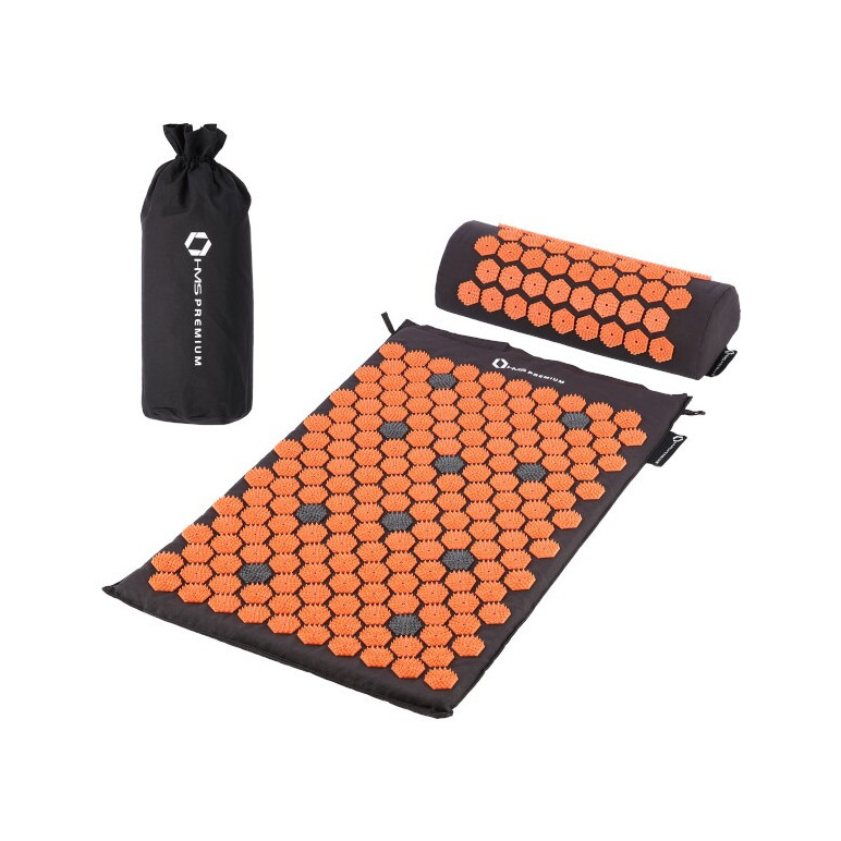 Kit de massage avec tapis, coussin et sac de rangement