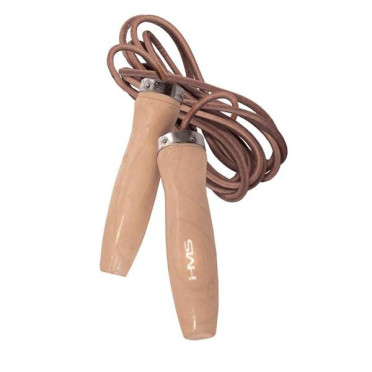Jump rope de musculation avec câble en cuir
