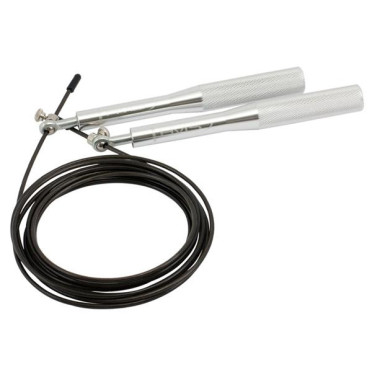 Corde à sauter avec câble métallique ultra-robuste et longueur ajustable