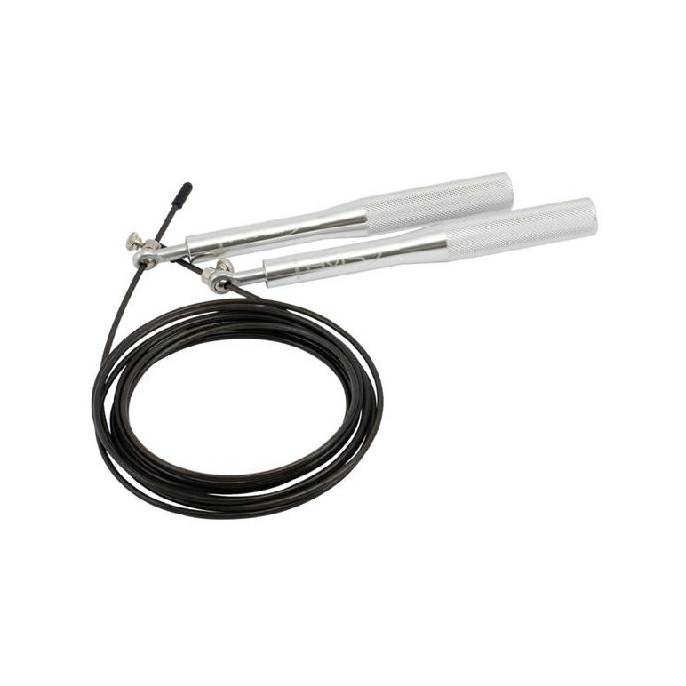 Corde à sauter avec câble métallique ultra-robuste et longueur ajustable