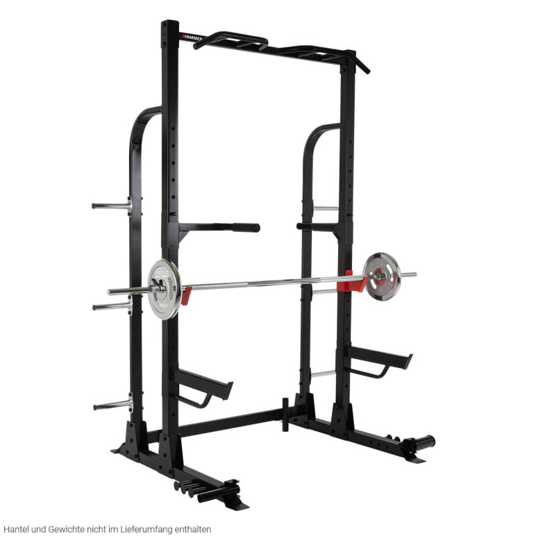 Rack de musculation ultra-polyvalent et robuste pour exercices multiples