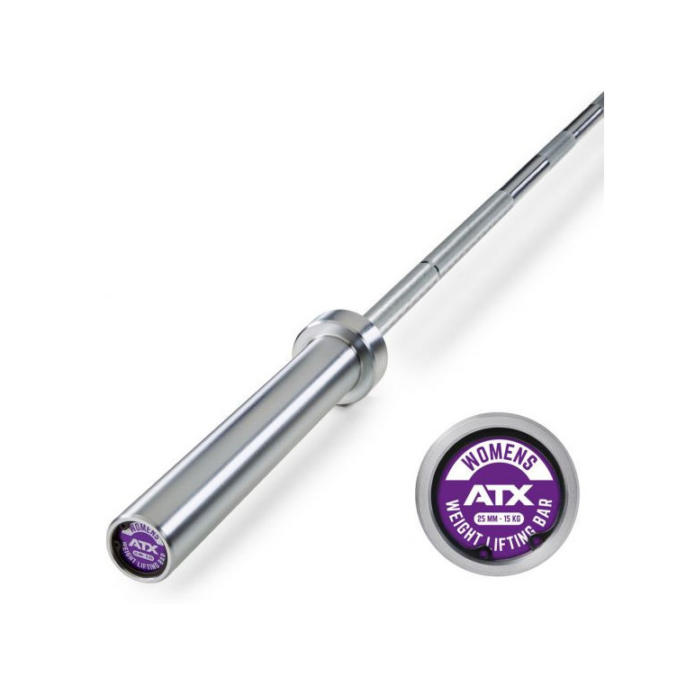 Barre d'haltérophilie de longueur 201 cm pour entrainement de weighlifting