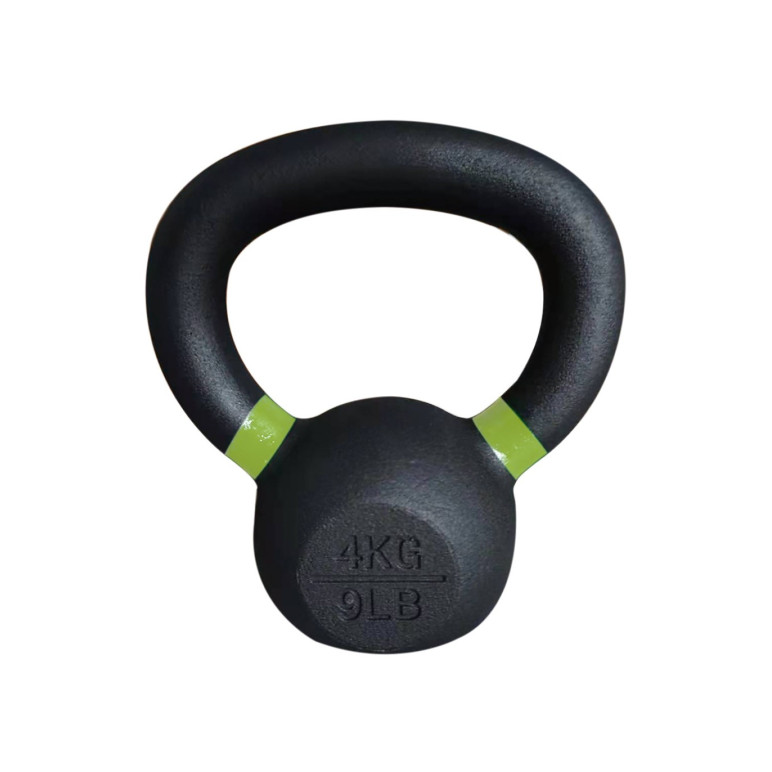 Haltère kettlebell en fonte noir 4 à 40 kg