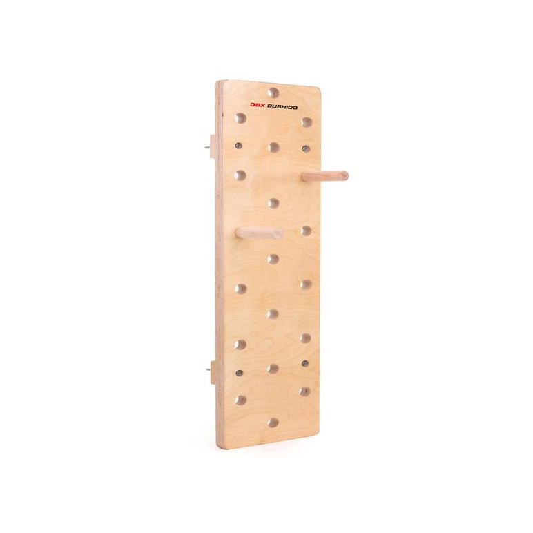 Peg board de musculation en bois à fixation murale