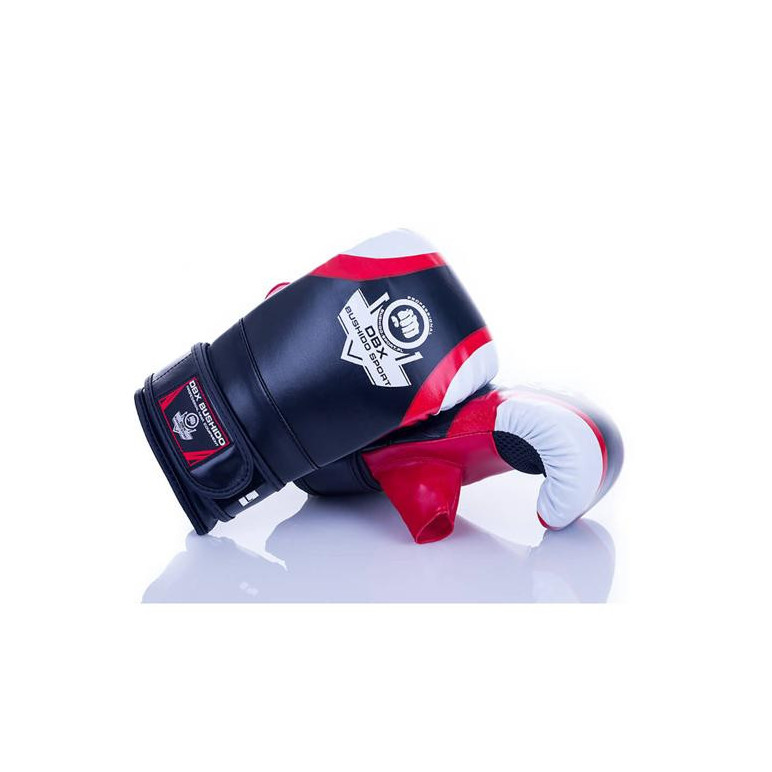 Paire de gants de boxe en cuir synthétique résistant pour entraînement