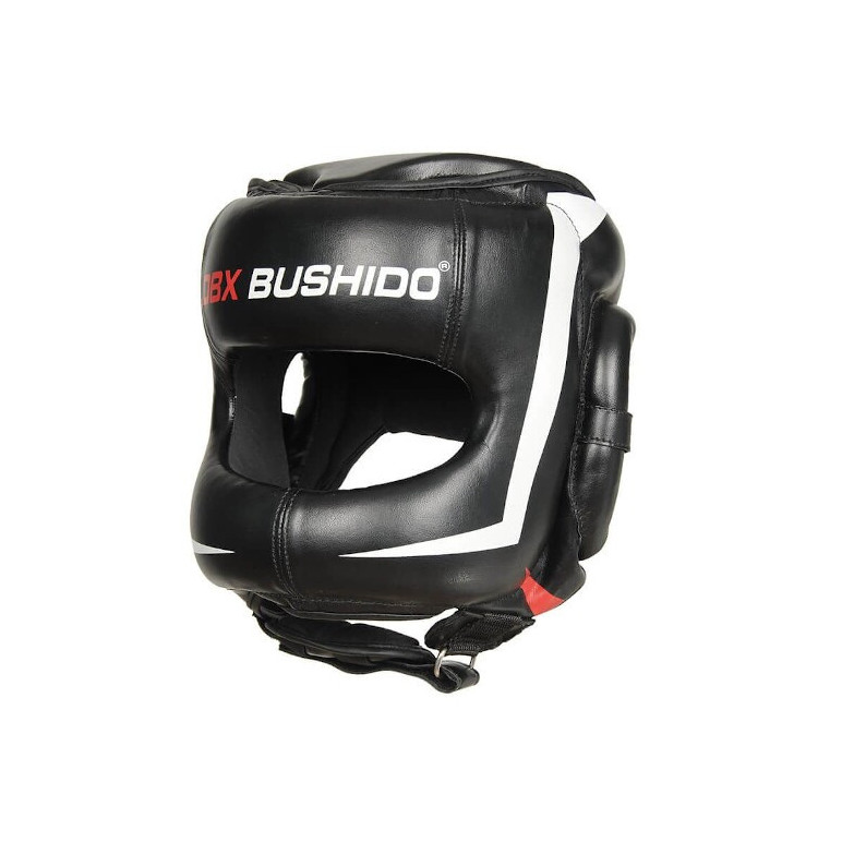 Casque de protection renforcé pour sports de combat.