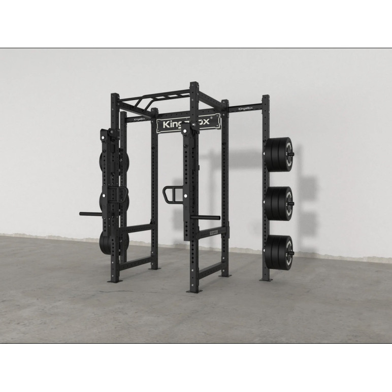 Structure rack à squat complète de marque Kingsbox