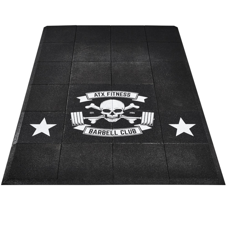 Plateforme de protection pour le sol d'une salle de sport commerciale ou un homegym