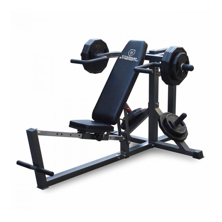 Banc réglable de musculation de -15° à 90°  avec bras de levier inclus