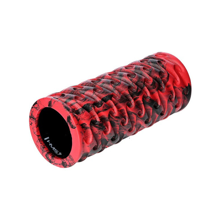 Rouleau pour étirements musculaires au design rouge