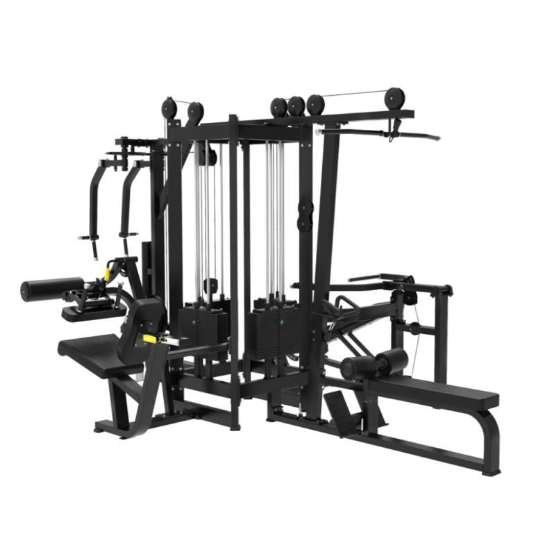 Stations de musculation 4 en 1 pour travailler l'ensemble du corps - 383 cm de longueur