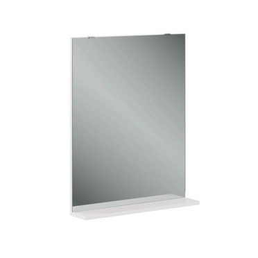 Miroir à fixation murale avec étagère de rangement