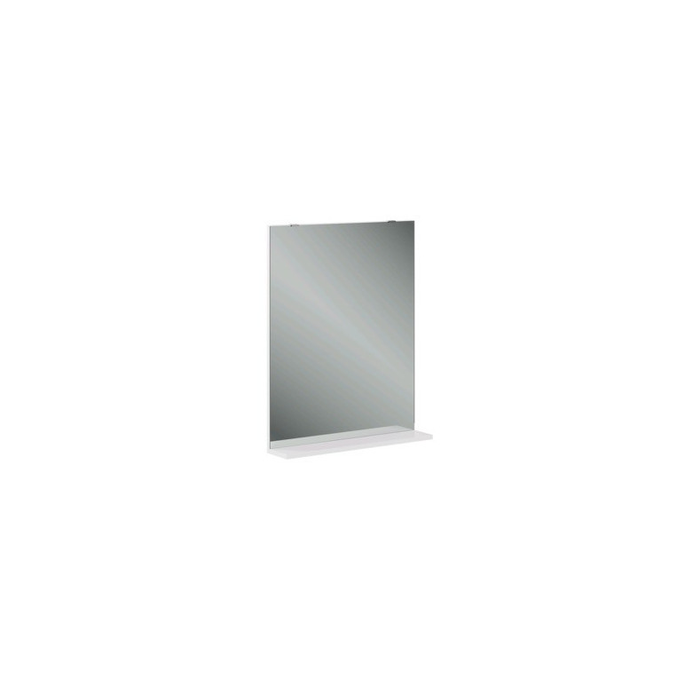Miroir à fixation murale avec étagère de rangement