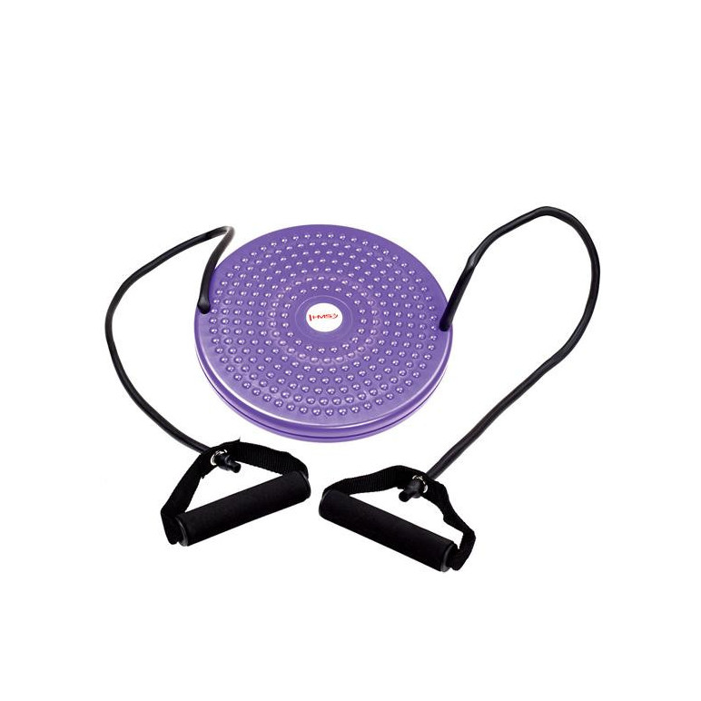 Disque rotatif avec câble de résistance pour trainings de fitness