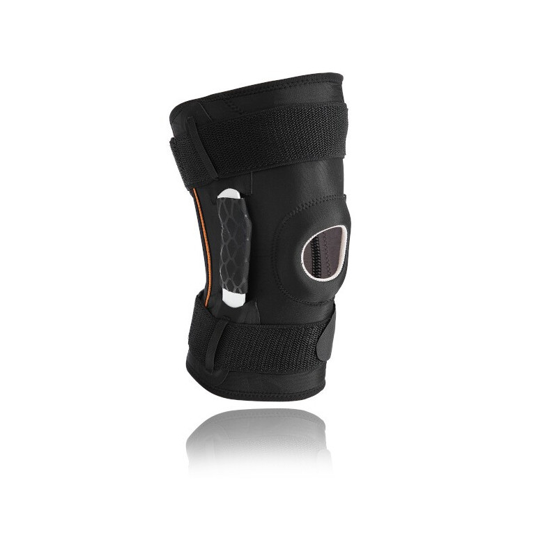 Genouillère avec renforts latéraux en acier.