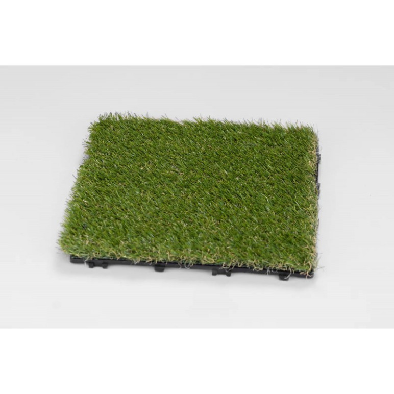 Dalle de sol en gazon synthétique