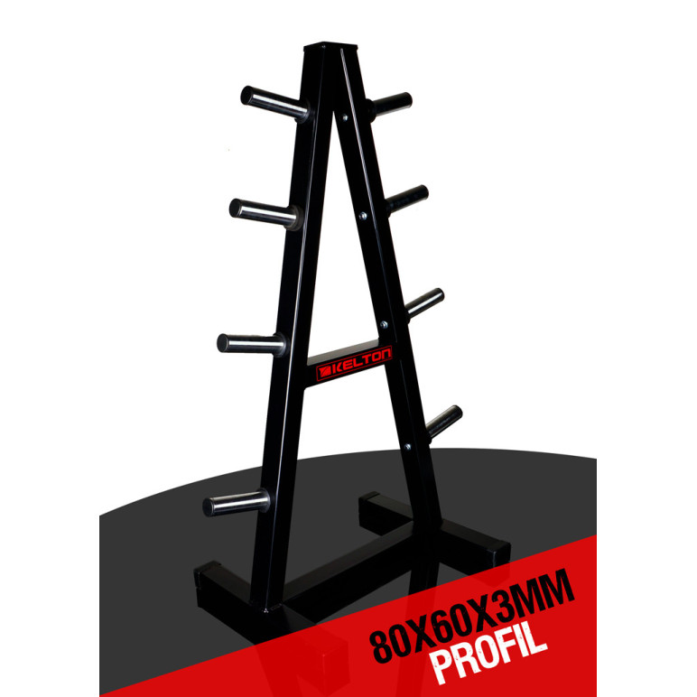 Arbre de rangement disques de poids pour professionnels