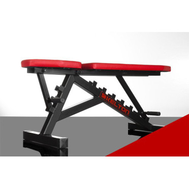 Banc de musculation multi-réglable pour exercices musculation.