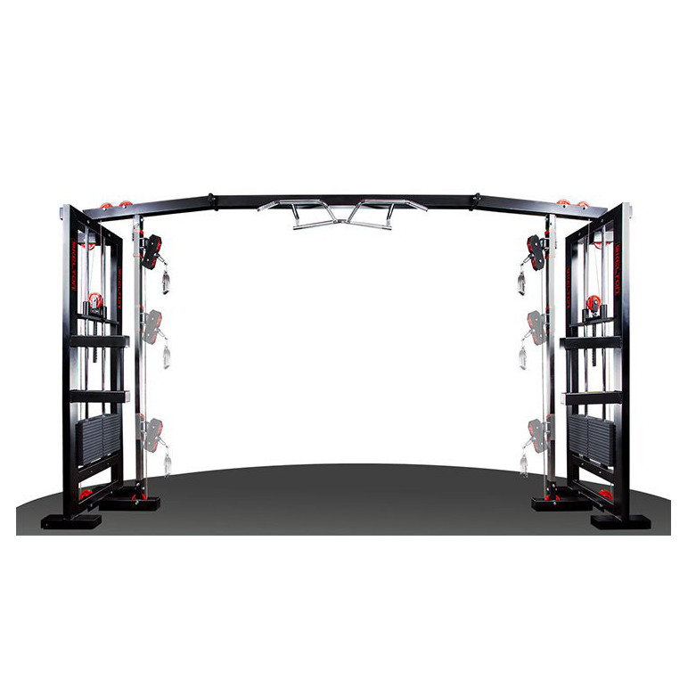 Machine de musculation avec poulie vis à vis pour salle de sport