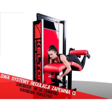 Station de musculation leg curl allongée pour salle de sport pro