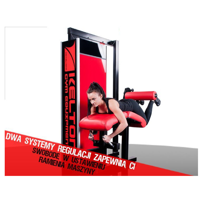 Station de musculation leg curl allongée pour salle de sport pro