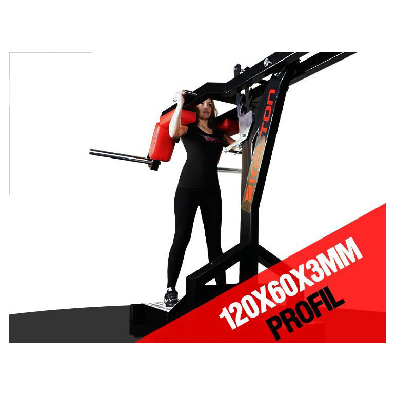 Machine à squat verticale pour salle de sport des forces de l'ordre