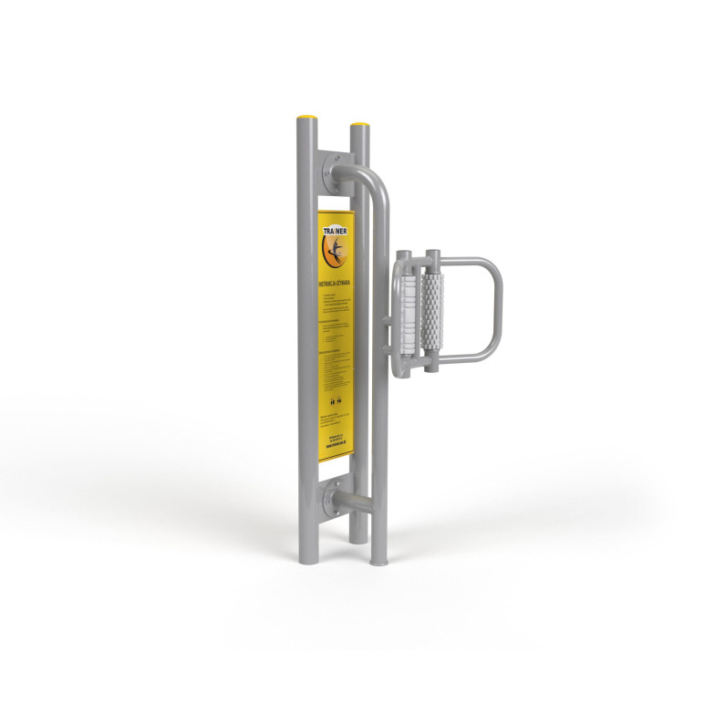 Station de massage horizontale pour parcours santé en plein air